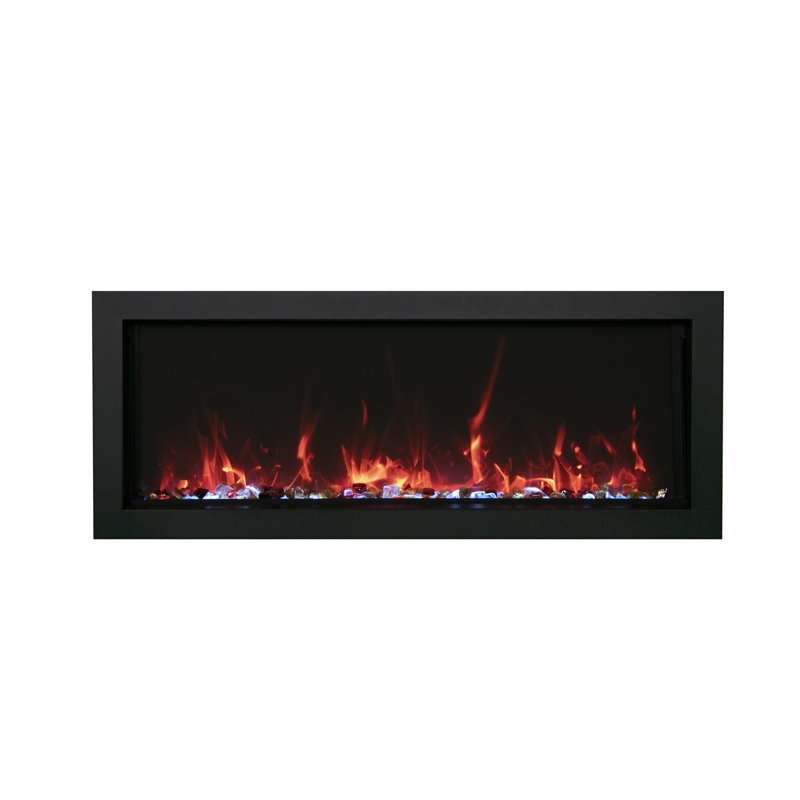 Remii 55" Black Wall Mounted Electric Fireplace