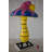 Happy Giant Mushroom Made of Resin for Outdoors Indoors Size: 43" x 43" x 68"H