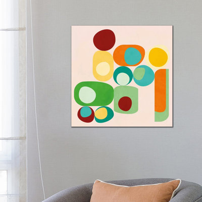 Geometric Mid Century Modern Summer by Ana Rut Bré - Graphic Art Print