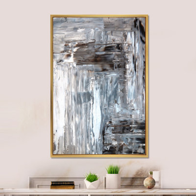 Art moderne gris et bleu II 2FL47797
