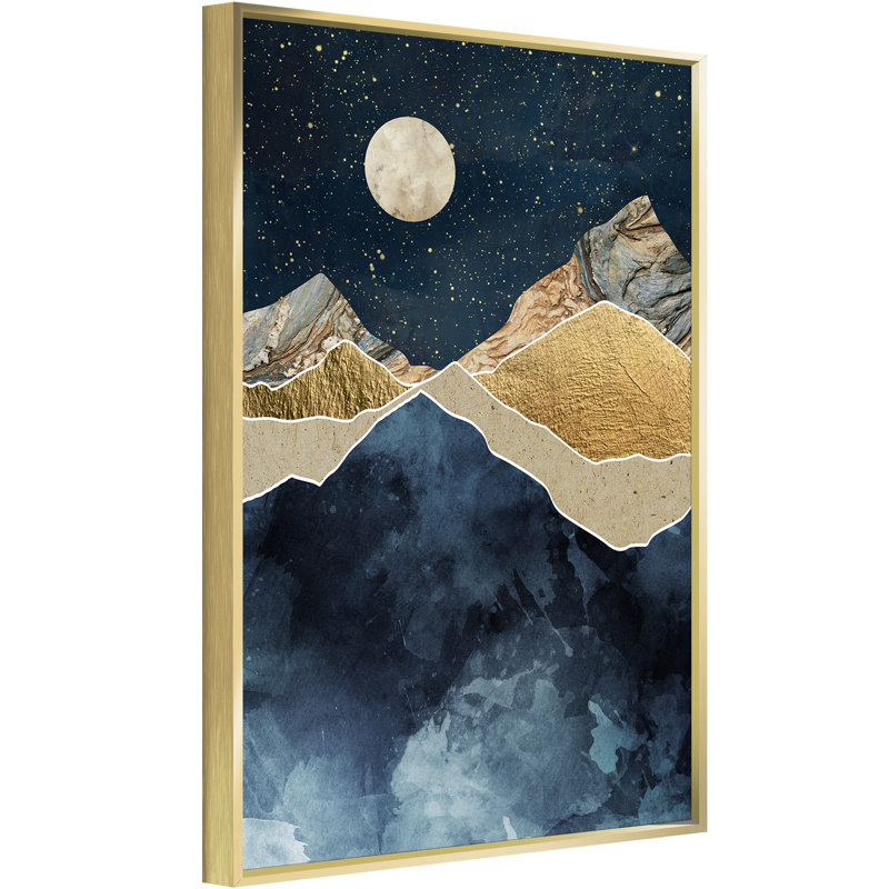 " Nature Wall Art ", Gold, 16'' H x 12'' W x 1.6'' D