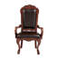 Branxton Synthetic Leather & Cherry Oak Arm Chair Set