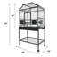 Cage de vol élégante moyenne noire-27270886-132420539
