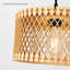 Luminaire suspendu cage en bois 1 lumière Farmhouse Boho