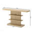 Console 63 po, rangement rétro à 2 niveaux pour salon - naturel-129912094-129912096-129912099