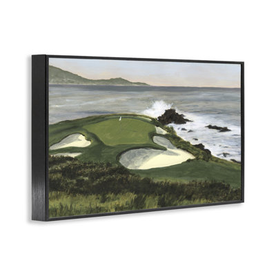 Coastal Golf Course Framed Giclee Art by Michael Willett