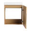 Meuble-lavabo mural 18,5 po avec lavabo en résine-814762523