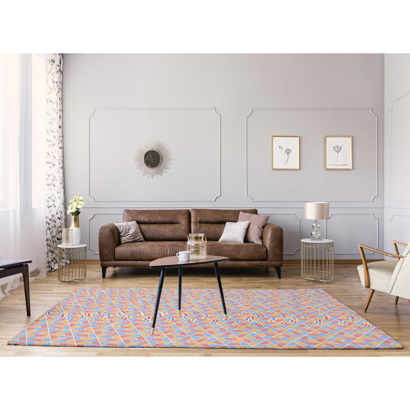 Chenille Geometric Indoor Rug, Rectangle 9' x 12'