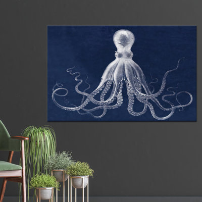 Art mural moderne sur toile imprimée moderne: conception graphique d'animaux 3D élégante, toile tendue 1P