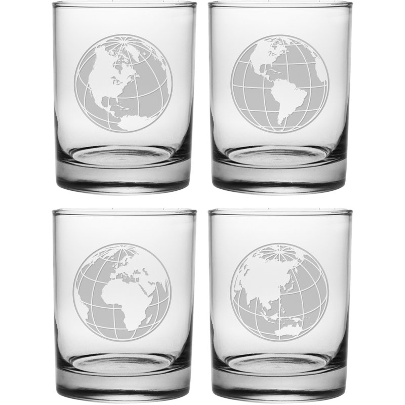 Ensemble de verres 14 oz. globes 4 pièces