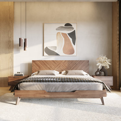 Aubreah Solid Wood Bed