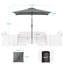 Parasol carré de 78 po Sabery-511860993