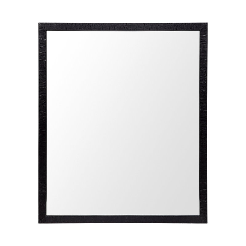 Miroir de salle de bain Aariah, Noir, H 25,5 po x l 21,5 po