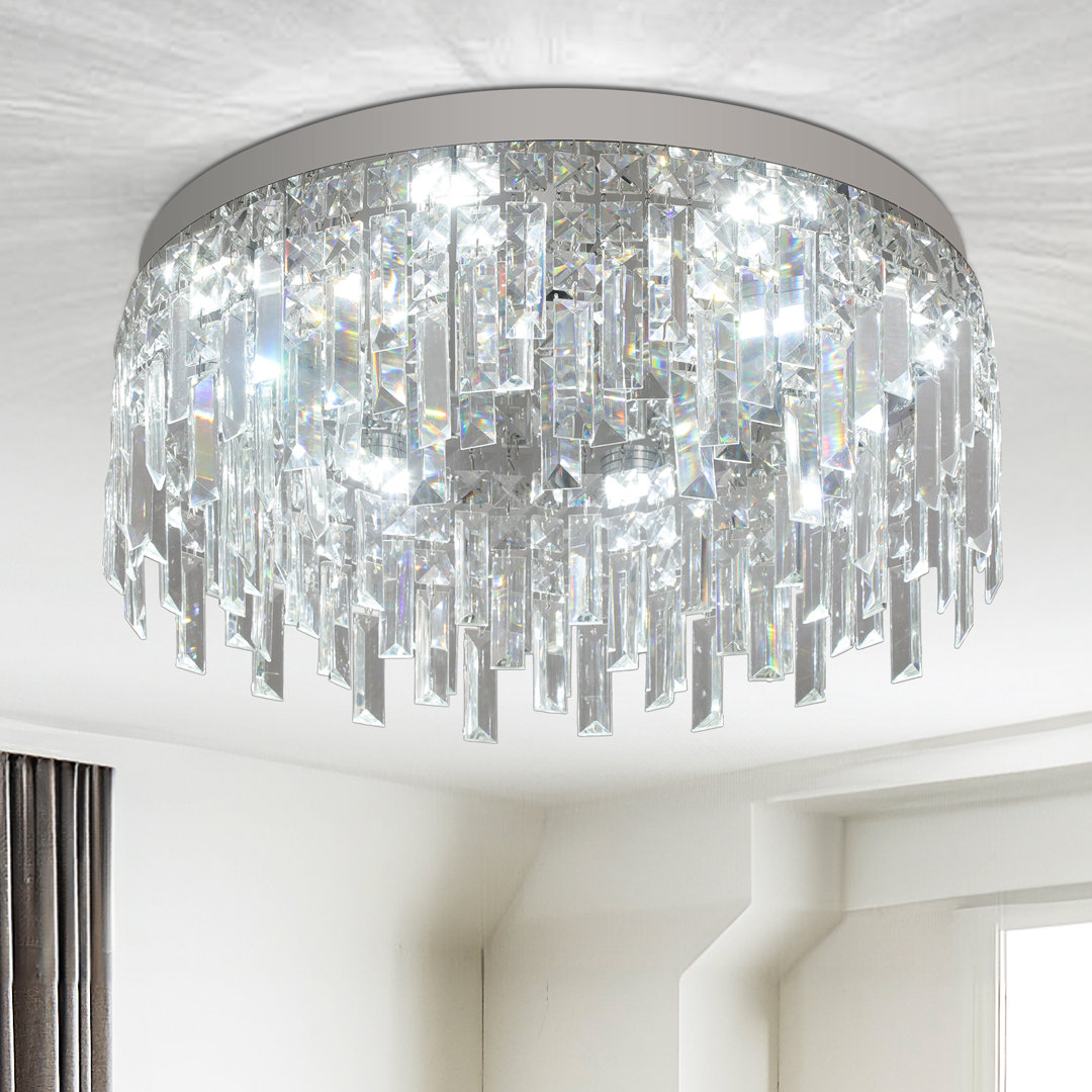 Retsof 1 - Light Crystal LED Chandelier