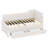 Beige Twin Size L-Shaped Corduroy Upholstered Daybed With 2 Storage Drawers