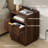 Jenkins 18''W Nightstand Set of 2 with 2-Drawer Open Cubby, Built-In Charge Outlets-944915312