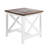 Fequiere Square Oak Outdoor Side Table