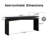 65-Inch Rustic Solid Wood Veneer Console Table, Long Farmhouse Entryway Sofa Table For Living Room, Hallway, Behind Couch, Apartment-397937604