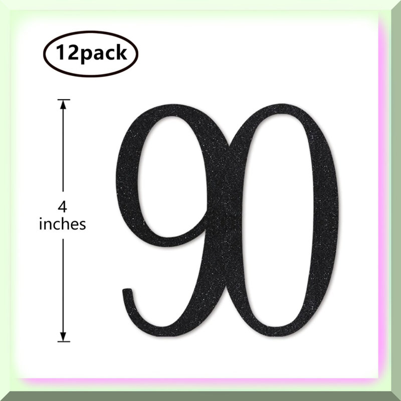 59th Birthday Party Banner Black 16 pcs