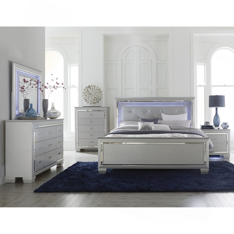 Lit en bois d'ingénierie pour lit double, Multi