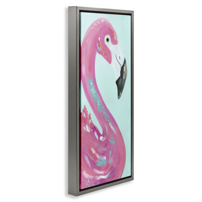 «Odd Flamingo Portrait Floater» par Estelle Grengs