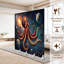 Cloison pliante 4 panneaux Royal Cosmic Octopus-482090061