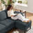 79.5" Wide Reversible Modular Sofa & Chaise with Storage Ottoman-1120533740