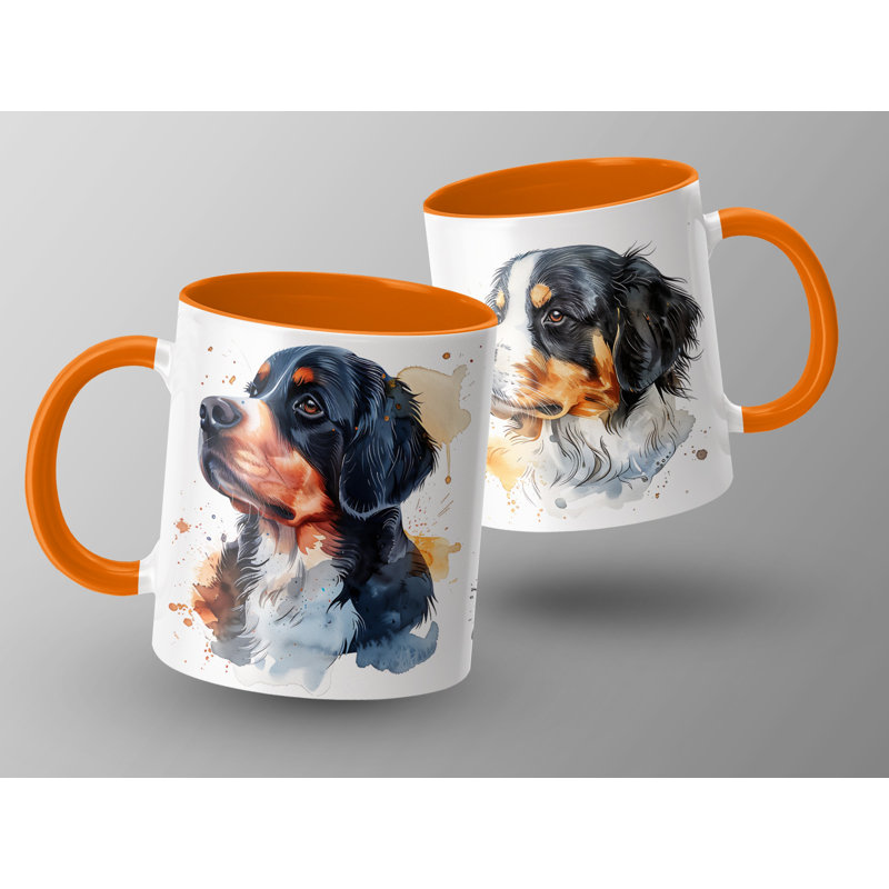 Ceramic Coffee Mug, Orange
