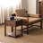 Modern Minimalist Golden Teak Small Square Side Table