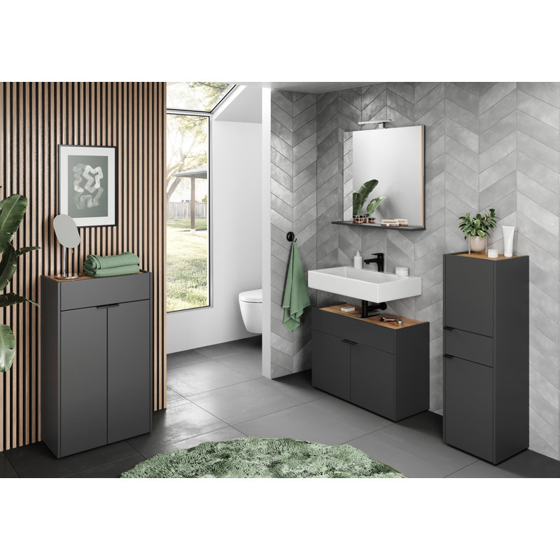 Lawhon Linen Cabinet, Black