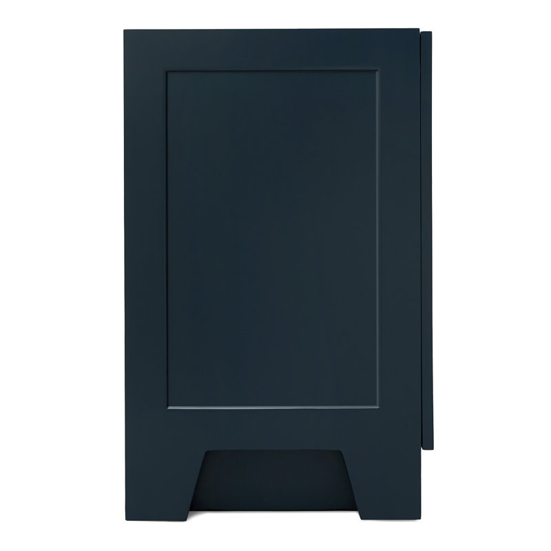 66'' Double Bathroom Vanity Base Only, Midnight Blue
