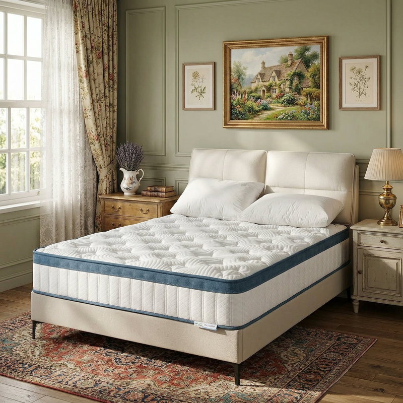 White Noise Pocket Sprung Mattress, Small Double (4')