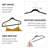 Velvet Non-Slip Standard Hanger for Dress/Shirt/Sweater-51288459-111178795