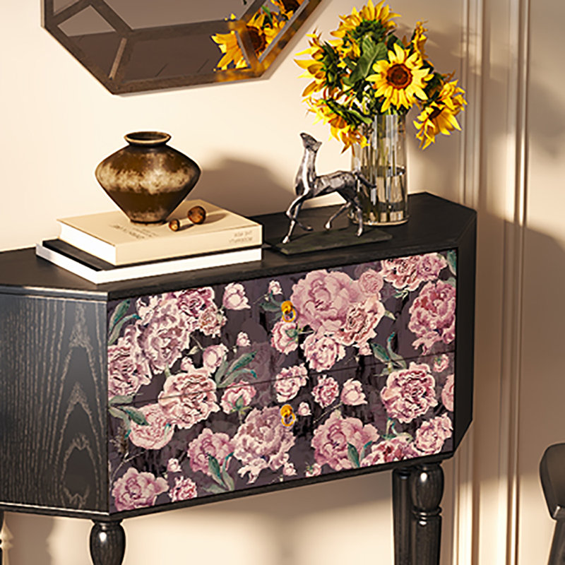 Buffet 33,5 po, Noir / Rose