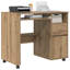 Computer Desk Engineered Wood Compact Drawers-1824877253