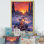 Pink And Yellow In Winter Sunrise III - Winter Landscape Wall Art