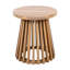 Table d'appoint d'extérieur en bois d'acacia pour le patio, table basse ronde pour la cour arrière, pelouse et balcon-459400092