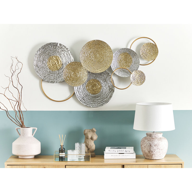 Handmade Glam Abstract Wall Decor on Metal