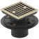 Clearflo Square Design Tile-In Shower Drain with Reversible Collar, 2" and 3" PVC Connection