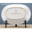 Porcelain Platter Blue and White Willow 16.5inL