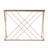 Metter Glass Top Metal Base Writing Desk