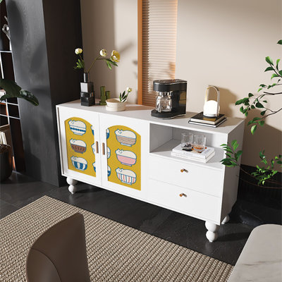 59.1in Storage Cabinet Sideboard