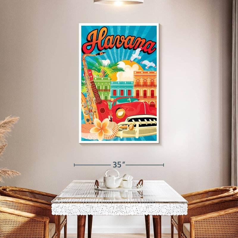 Impression sur toile, impression rétro sur toile, H 48 po x l 32 po x P 1 po
