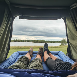 YesVent Tentes pour camping à hayon tente hayon avec auvent pare-soleil tente de voiture avec poteaux filet de maille imperméable à l'eau voyage extérieur monospace camionnette CUV