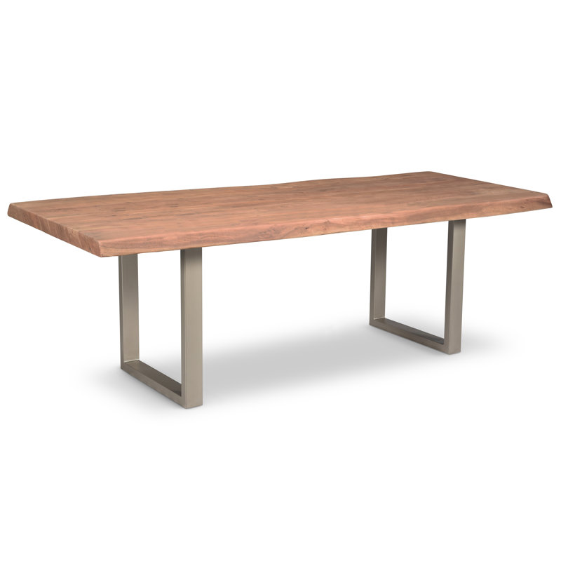 Table de salle à manger, Étain, Americano, L 116 po x l 40 po