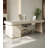 Sintered Stone Top Desk with Handcrafted Leather Wrap-1640310002