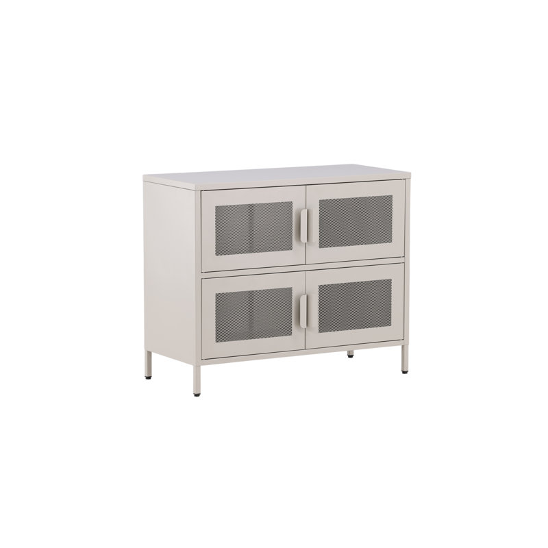 Jakaylin Steel Standard Accent Chest, Beige