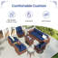 Ensemble de conversation avec foyer pour 7 personnes