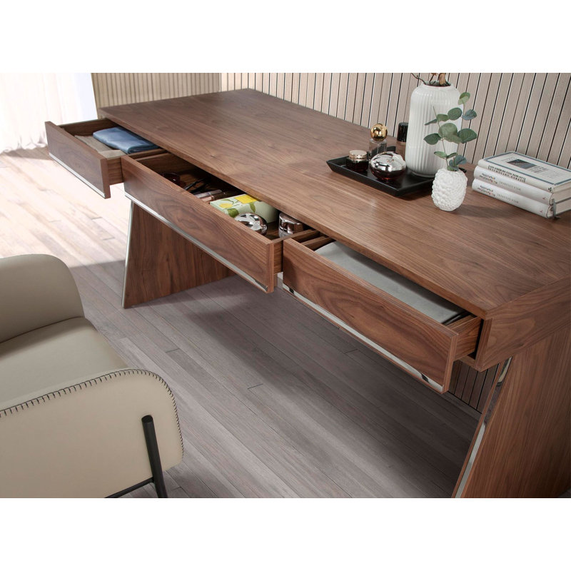Solid Wood Base Wardrobe Desk