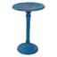 Bain d'oiseaux extérieur autoportant en fonte d'aluminium Devonae Art Decor - Patine bleue